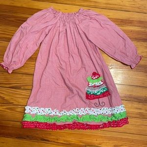 Christmas gingham dress